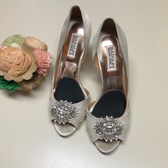 Badgley Mischka Shoes - Badgley Mischka Wedding Bridesmaids Heels Size 7